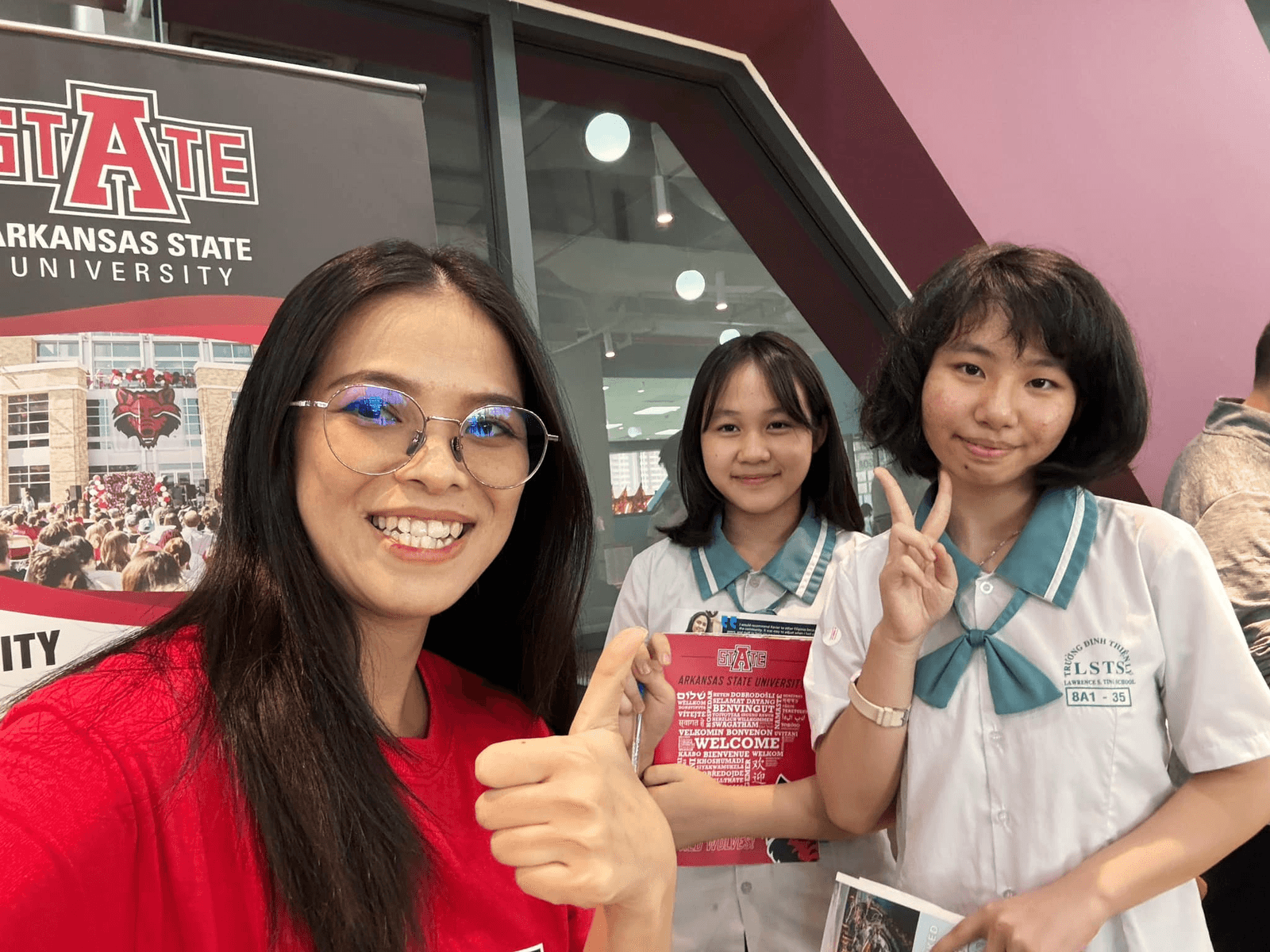A-State tham dự Triển lãm Du học Mùa Xuân tại Trường THPT Đinh Thiện Lý - Lawrence S. Ting School