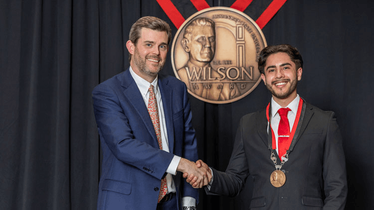 Natan Gomez Named 2024 Wilson Award Winner at Arkansas State University