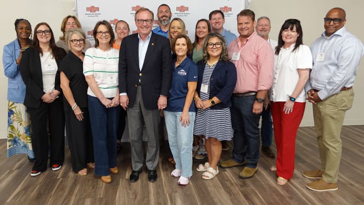 Học viên khoá 2026 của Northeast Arkansas Regional Leadership Accelerator Academy gặp Uỷ viên Giao thông bang Arkansas Jerry Halsey